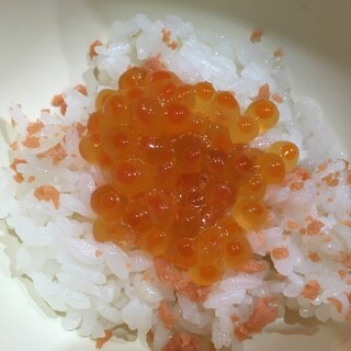 鮭といくらの親子ごはん